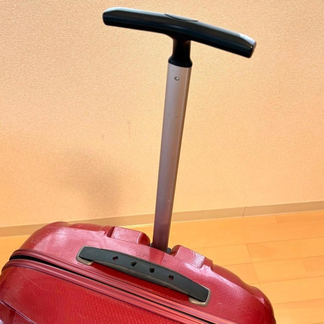 【超軽量】サムソナイト コスモライト赤い68L 定価6万以上4〜7泊用 4輪