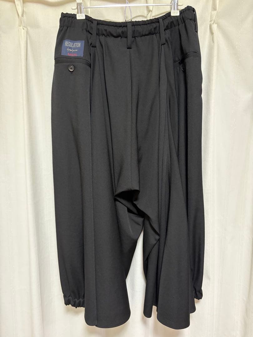 YOHJI YAMAMOTO POUR HOMME ウールギャバ カラスパンツ