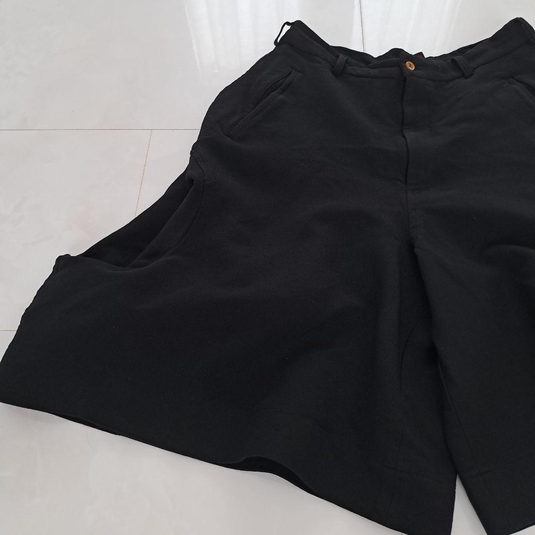 コム・デ・ギャルソン　２０１４　ポリエステル縮絨フレアキュロットパンツ