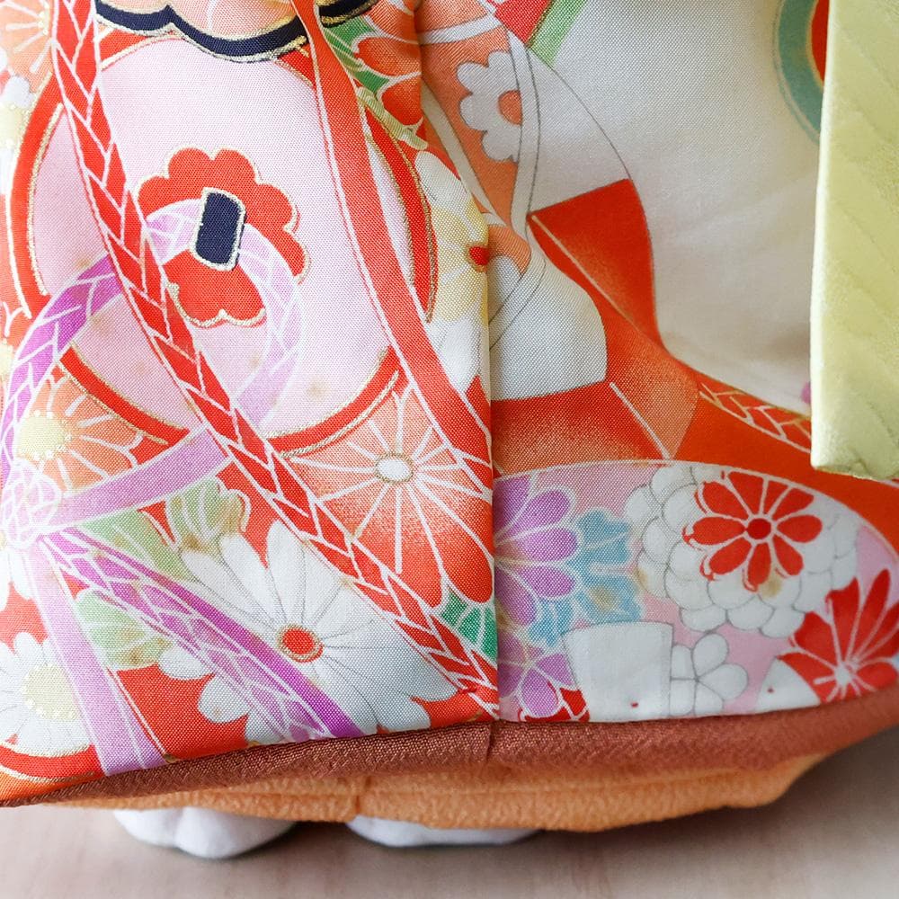 T　維文作　市松人形　曰く付き　呪いの市松人形　ホラー　着物　工芸品