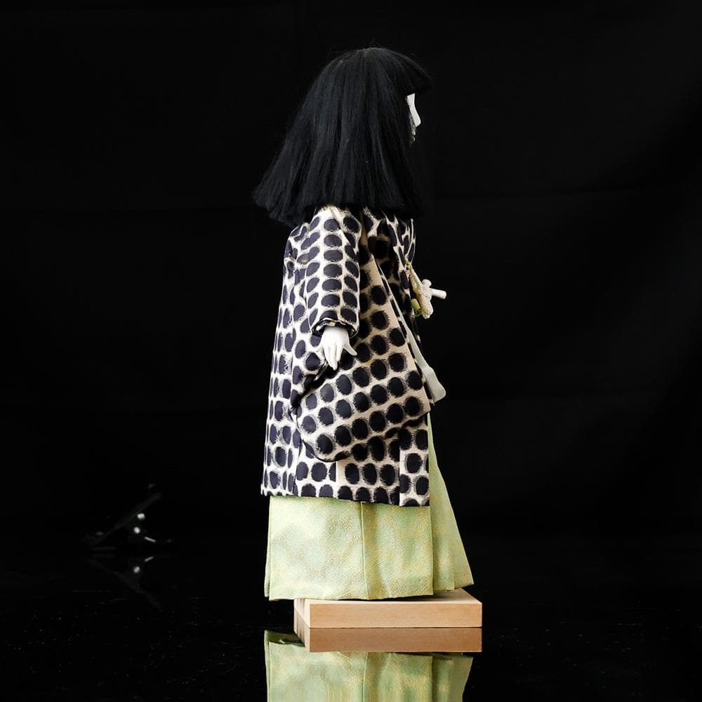 T　維文作　市松人形　曰く付き　呪いの市松人形　ホラー　着物　工芸品