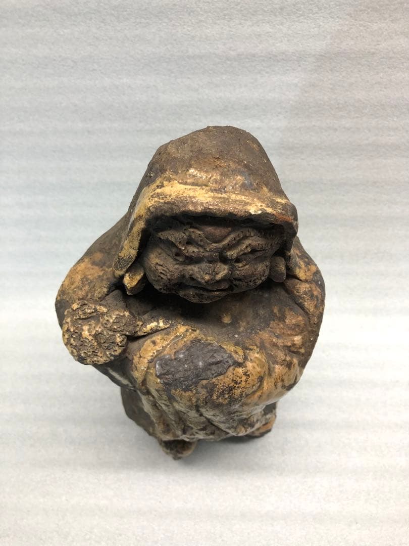 達磨大師像　達磨　焼物　置物　古美術