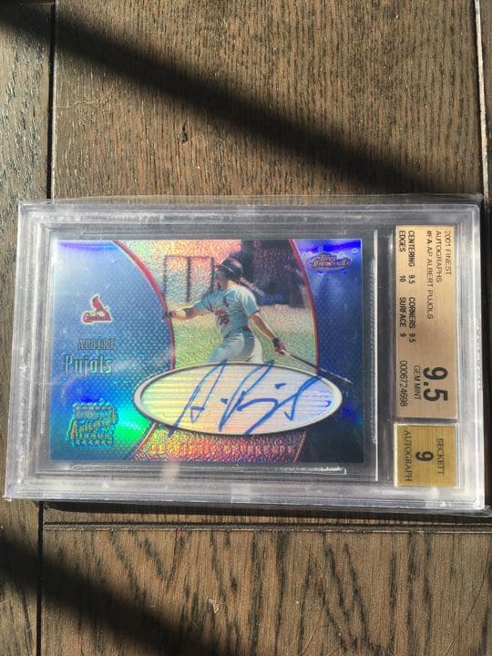 アルバートプホルス、2001年FINEST AU BGS9.5 GEM MINT