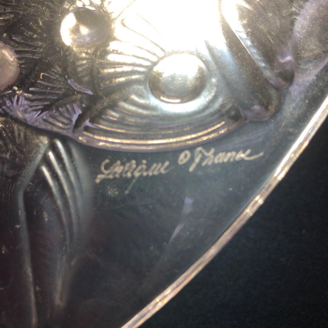 【極美品】LALIQUE ラリック ロスコフ 魚 泡 大型ボウル 名作