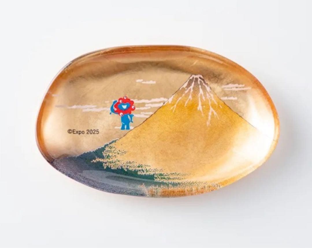 大阪関西万博 ミャクミャク 箔一 箔名画 ガラストレー