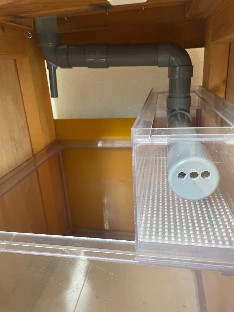 オーバーフロー水槽 ガラス製