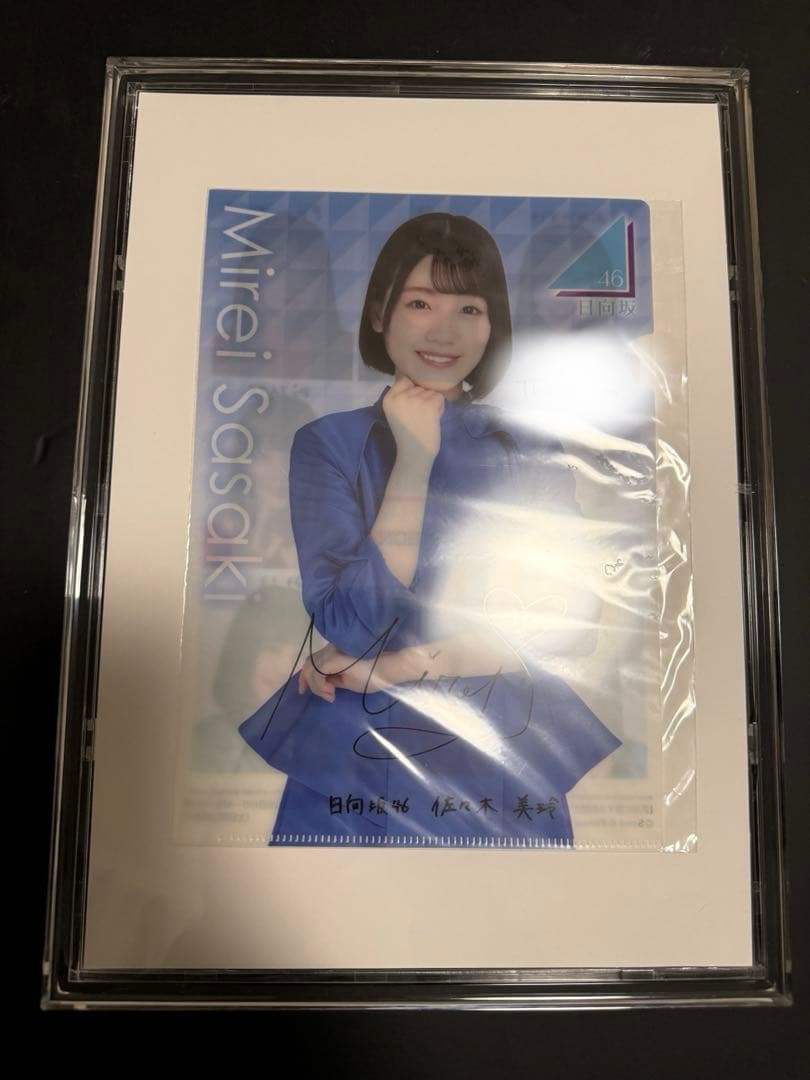 日向坂46 直筆サイン入り　クリアファイル