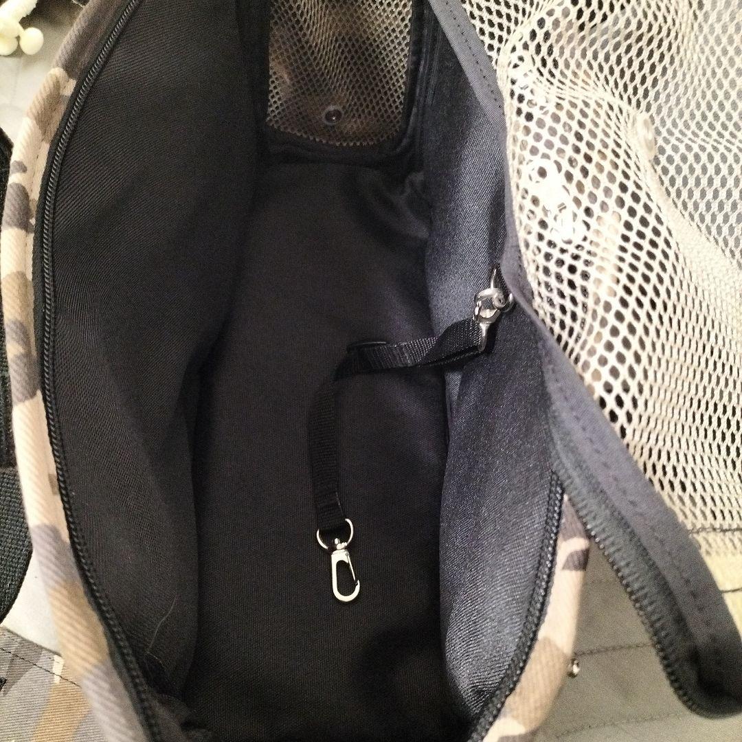 【未使用】Toto&Pal 迷彩柄キャリーバッグ　小型犬用