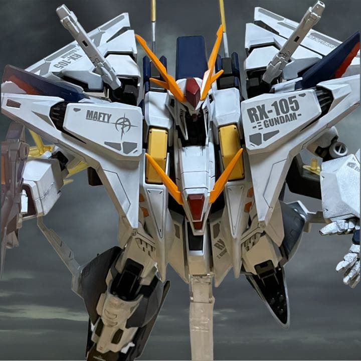 HGUCRX-105 クスィーガンダム完全塗装済 バーニアメタルパーツ変更済み