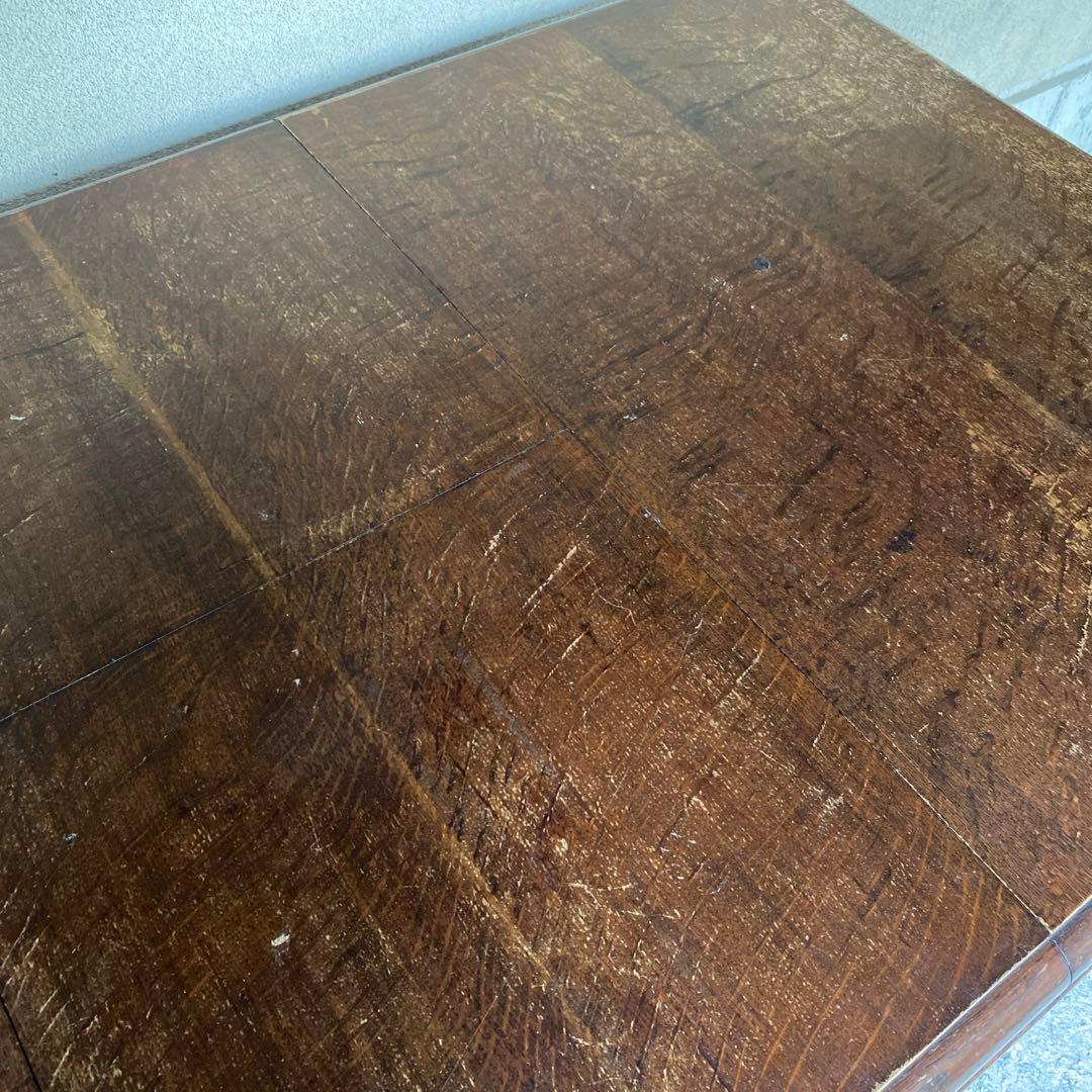 イギリス アンティーク エクステンション ダイニングテーブル 伸長式