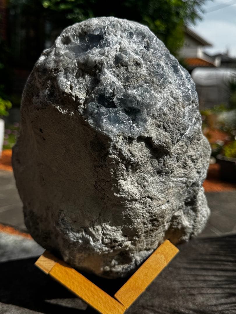 超巨大セレスタイトジオード　原石