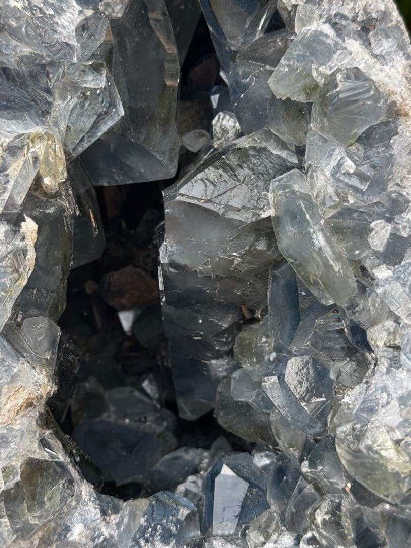 超巨大セレスタイトジオード　原石