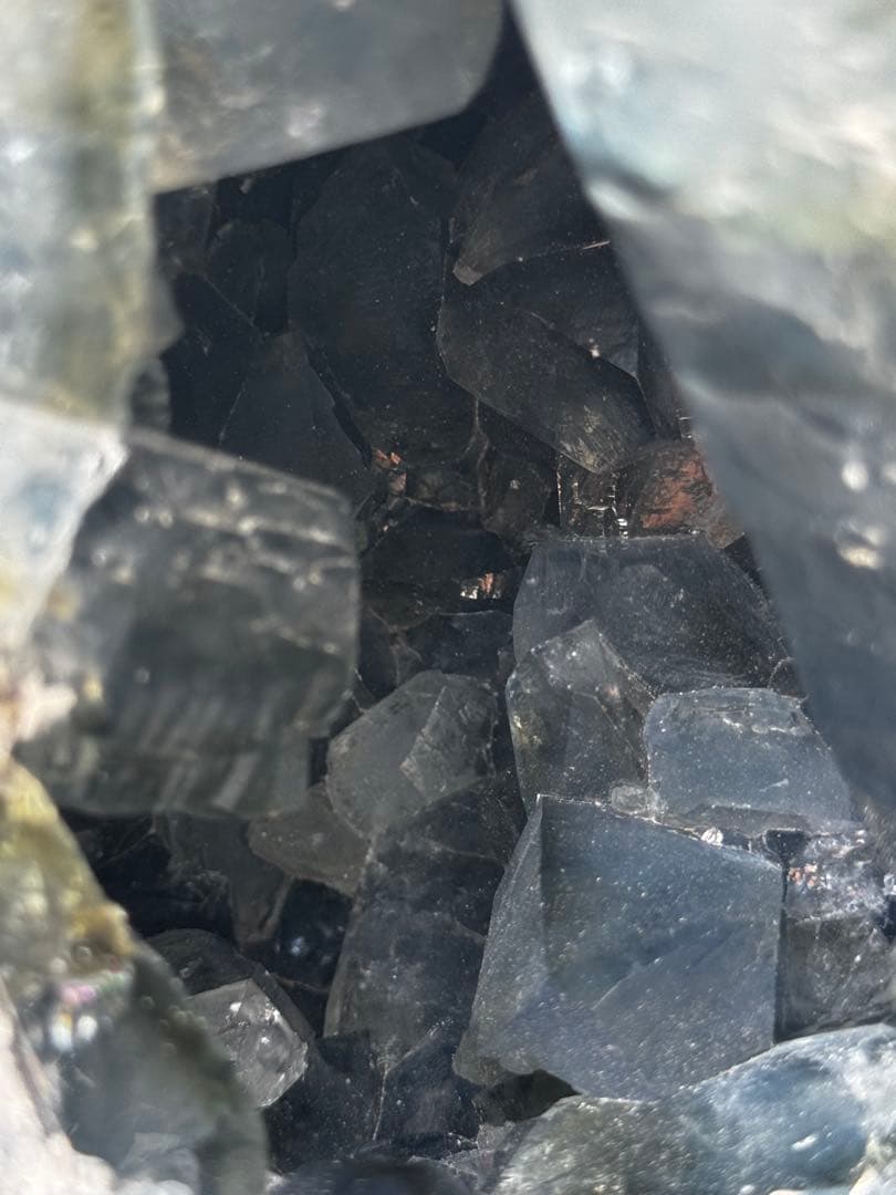 超巨大セレスタイトジオード　原石