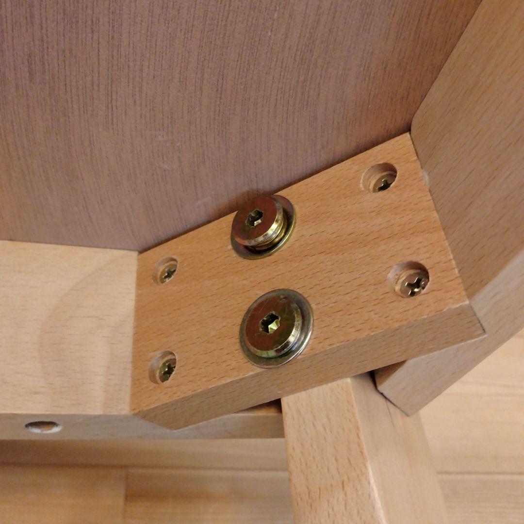 円卓　ダイニングテーブル　　天然木(ビーチ)　９０ｃｍ幅