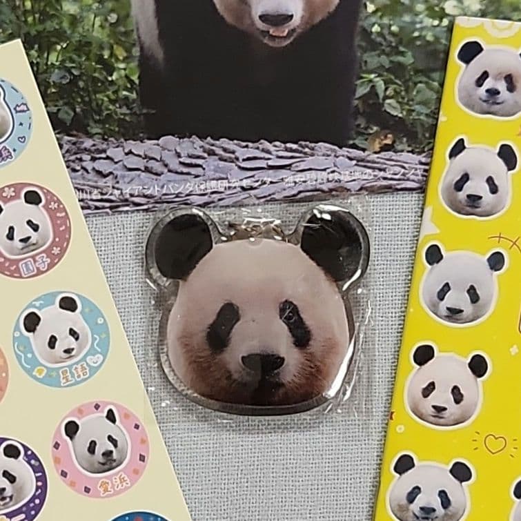 シャンシャン　アクリルキーホルダー　ミニ図鑑　ポストカード　ウエノデパンダ中秋節