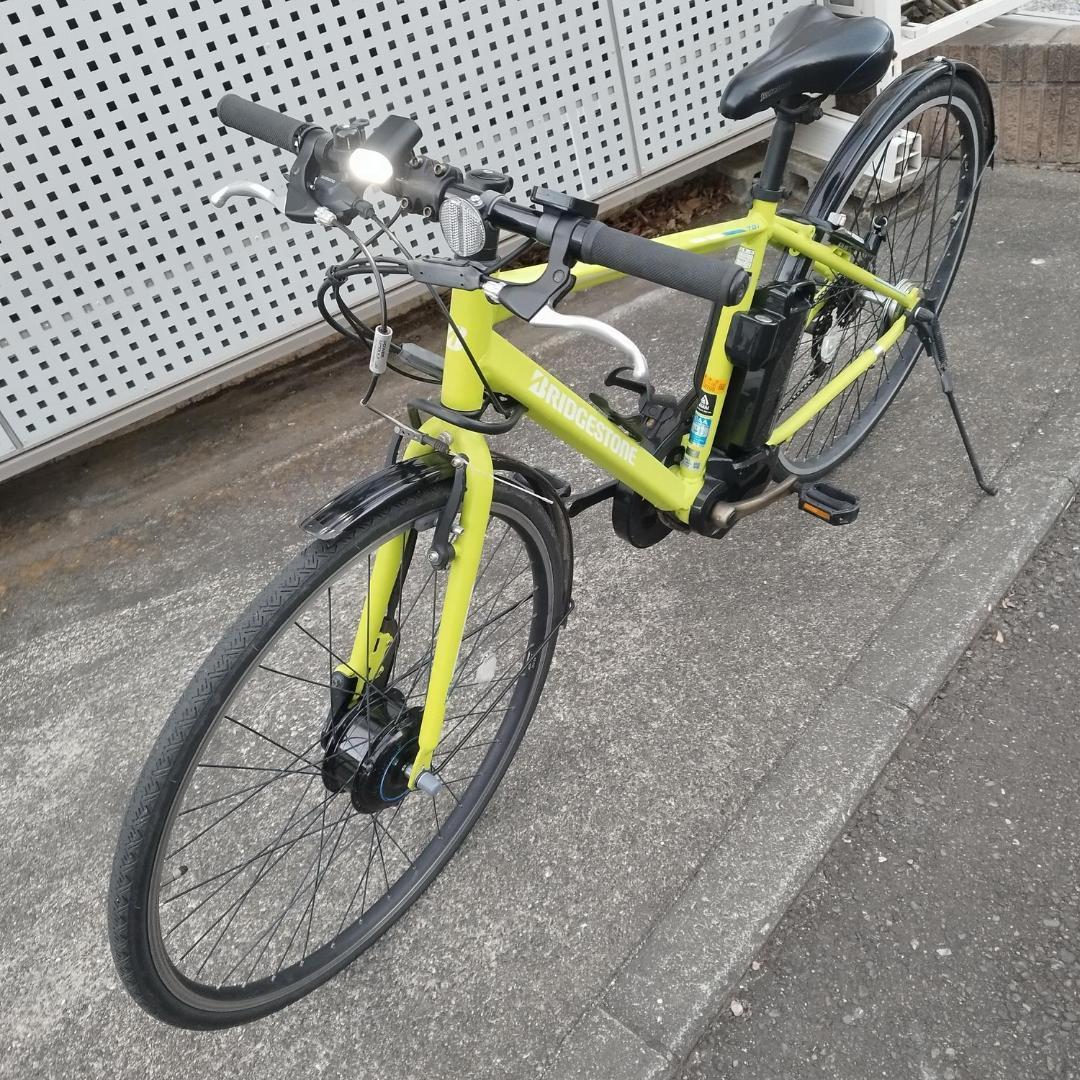極美品 ブリヂストン 電動自転車 TB1e TB7B42 B400バッテリー
