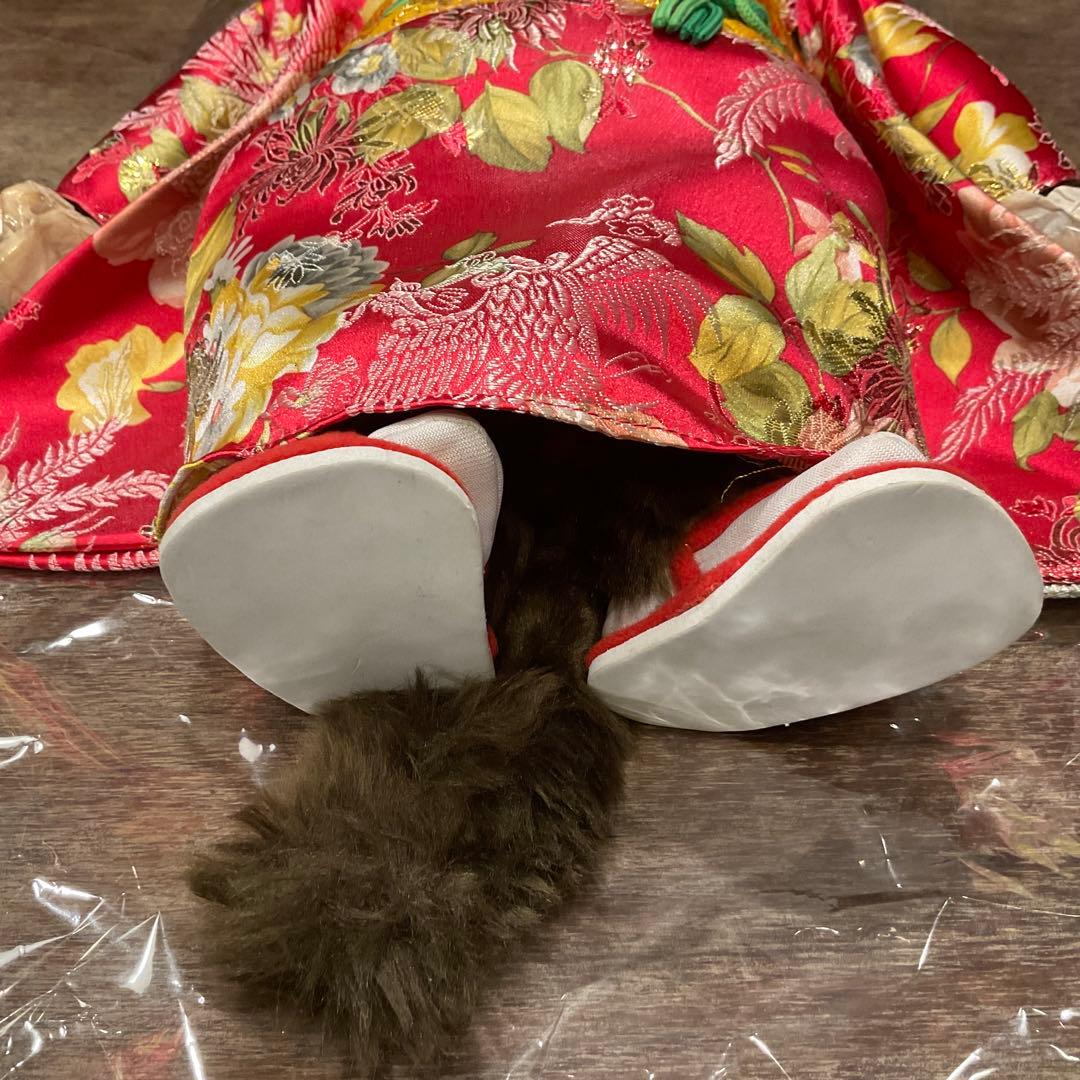 新品 未使用！振袖 モンチッチ Ｌ 女の子 大きい ぬいぐるみ 人形 セキグチ