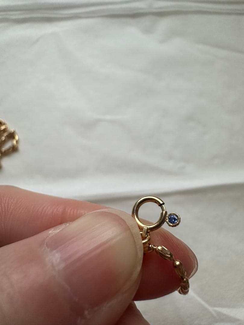 18K ネックレス　イェローゴールド　45cm