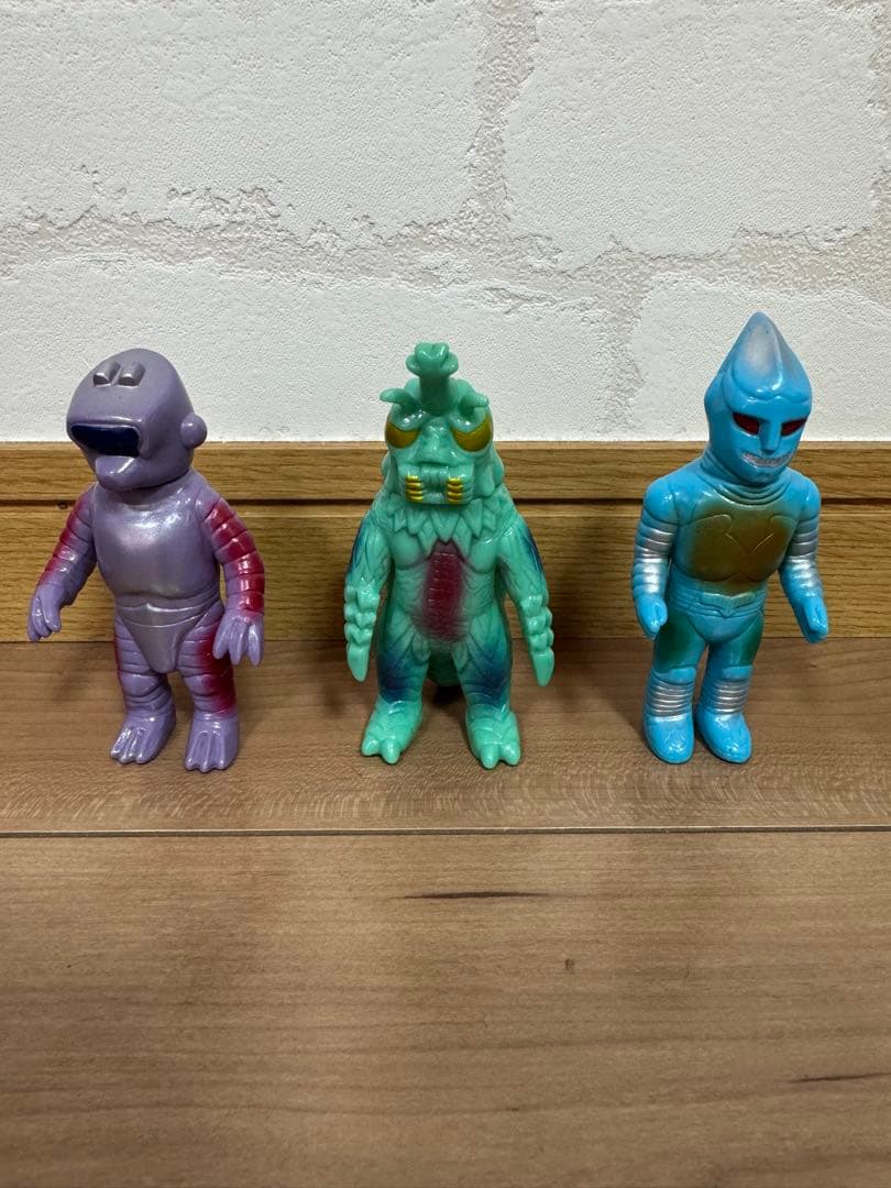 マーミット ミニソフビ 3点セット ジェットジャガー メガロ ナタール人