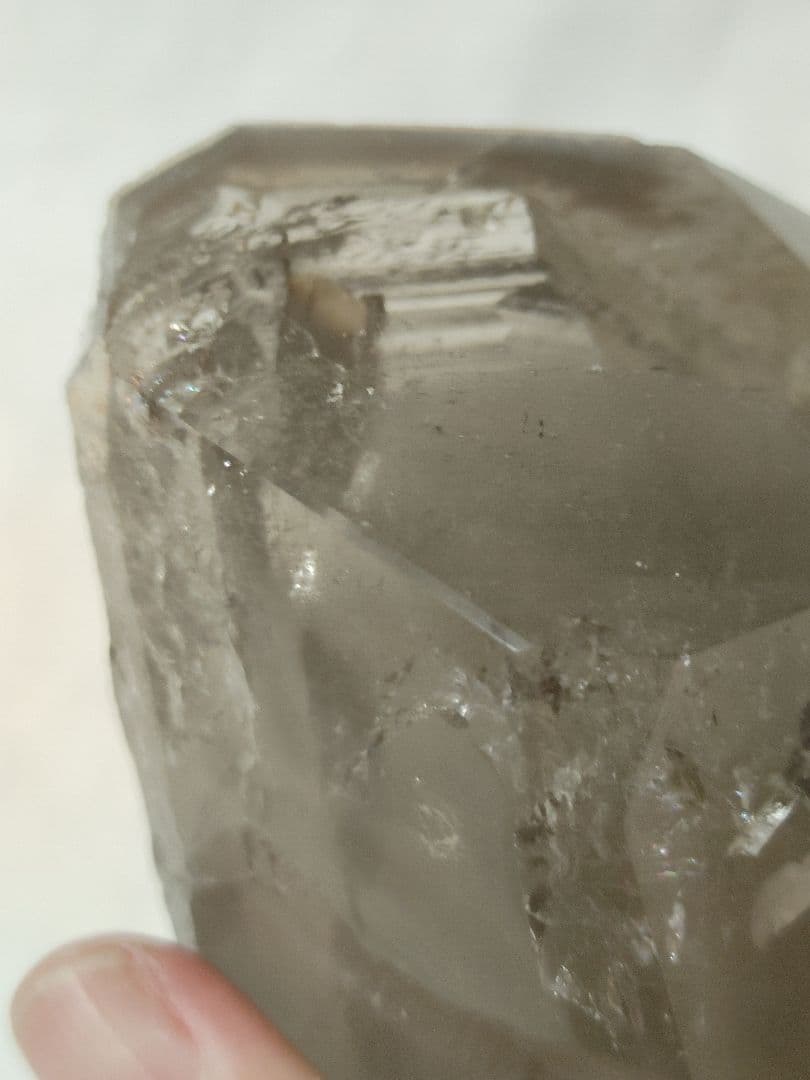 ブラジル産　ファントム　スモーキークォーツ　原石　797g