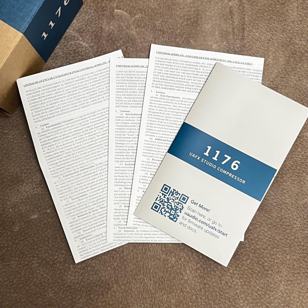 ギター 1176 UAFX STUDIO COMPRESSOR