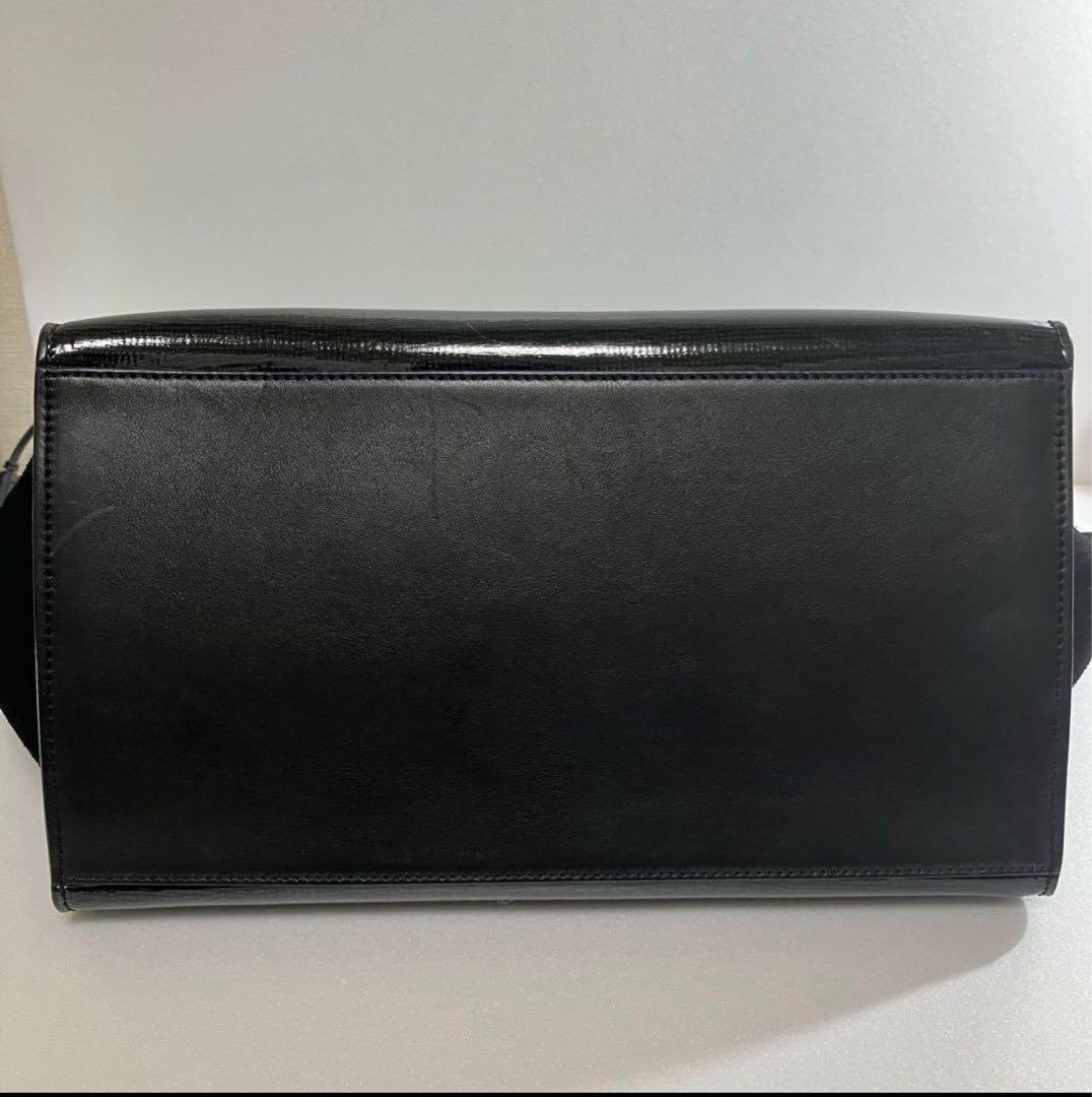 特価！！【極美品】セリーヌ トラペーズ 2way 黒 スエード 金具