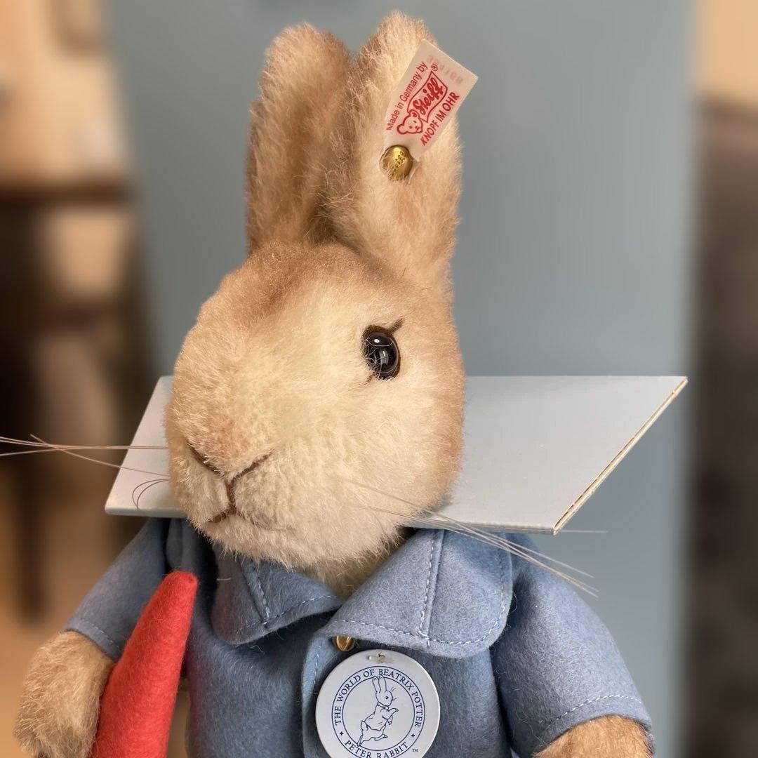 新品　シュタイフ/Steiff 2002年限定★「ピーターラビット生誕100周年