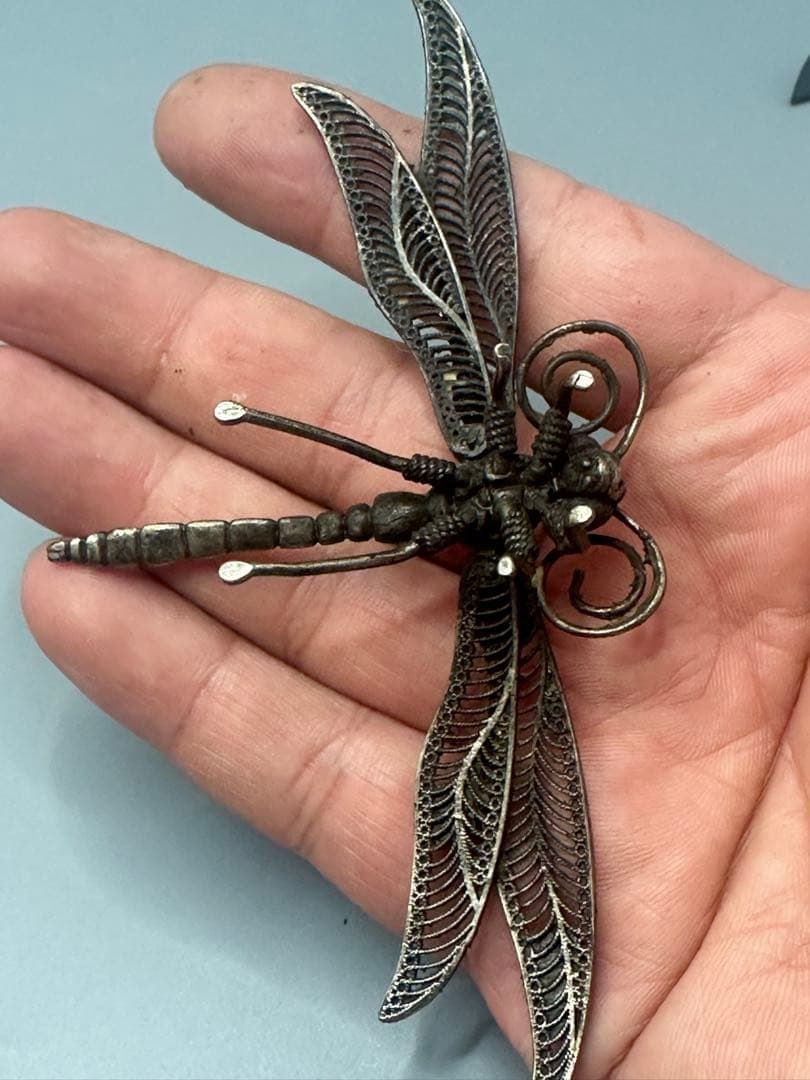 金属製昆虫ブローチセット