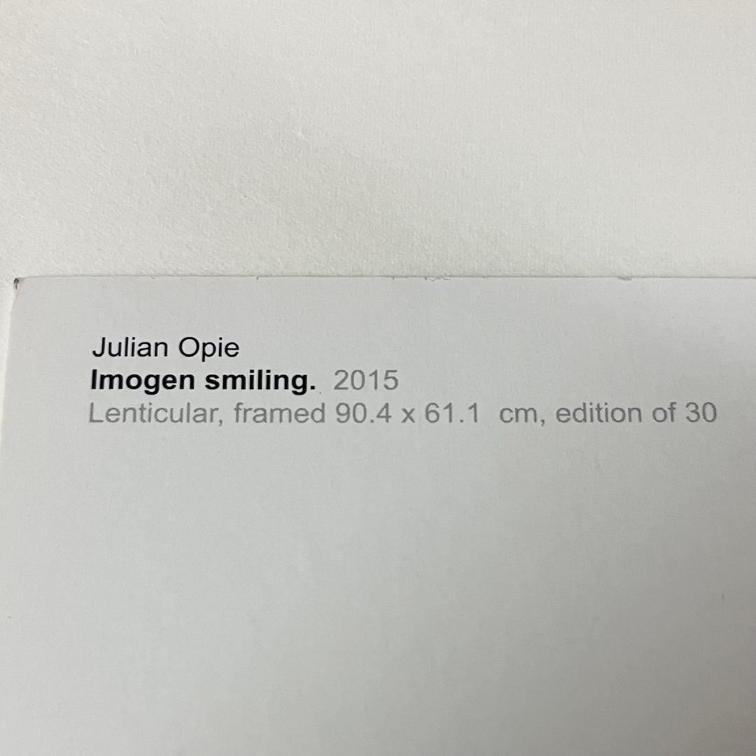 限定マット額装品/Imogen/ジュリアン・オピー