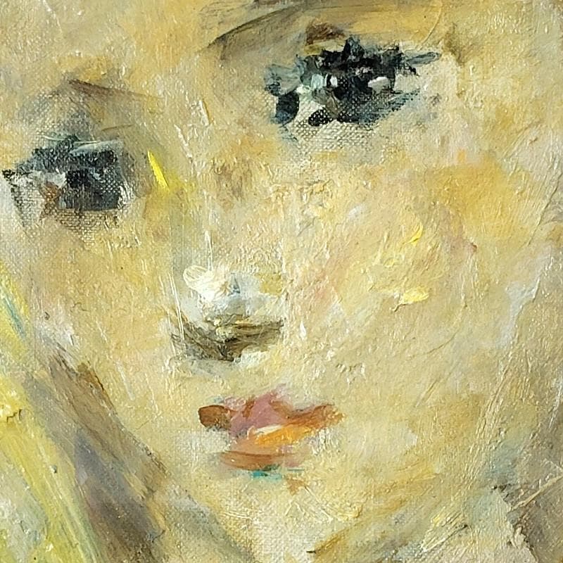 ☆佐藤吉五郎☆「少女」油絵　SM　二科会