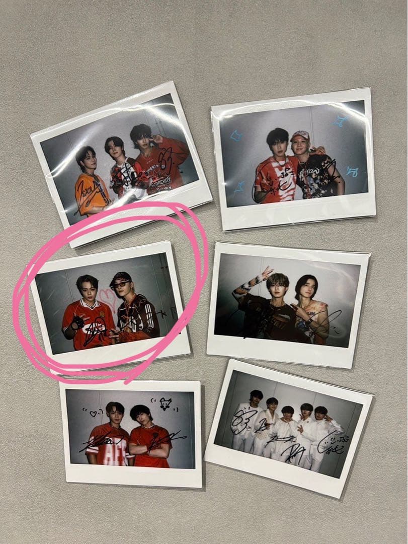 JO1 サイン入りチェキ　川西拓実　鶴房汐恩　鶴拓　JAM感謝祭　ジェオチャム