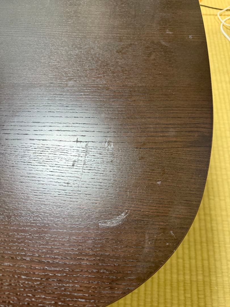 無印良品　人気　ダークブラウン 木製 こたつ 正方形　無印