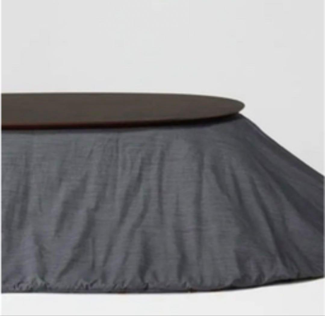 無印良品　人気　ダークブラウン 木製 こたつ 正方形　無印