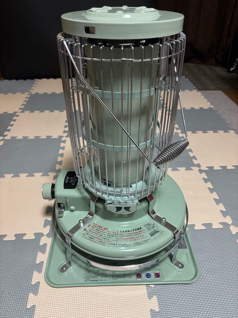 アラジン ブルーフレームヒーター グリーン 石油ストーブ レトロデザイン