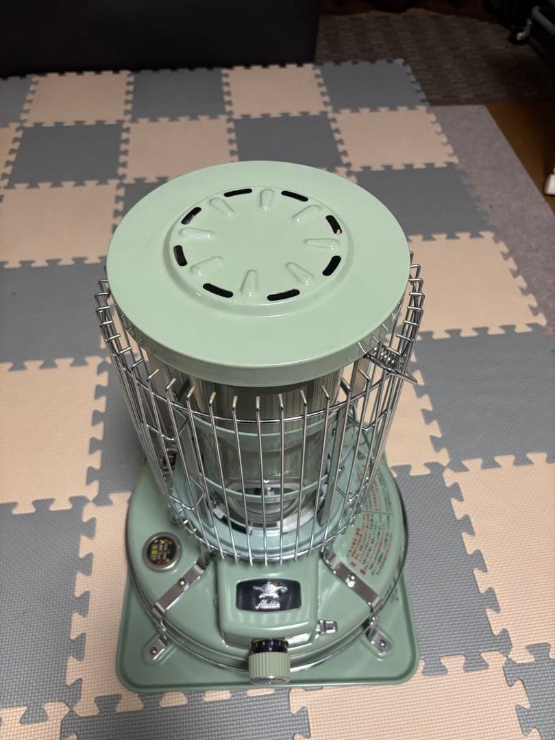 アラジン ブルーフレームヒーター グリーン 石油ストーブ レトロデザイン
