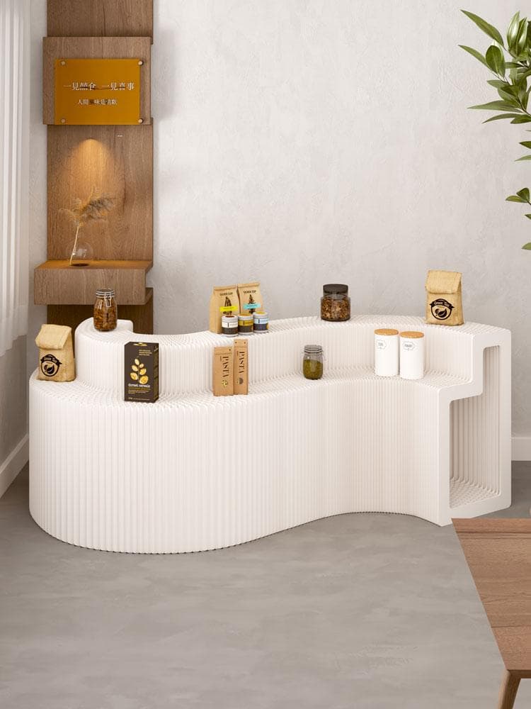 ペーパー陳列台 ディスプレイラック 長さ2-3ｍ高さ78㎝ 展示台 店舗用品