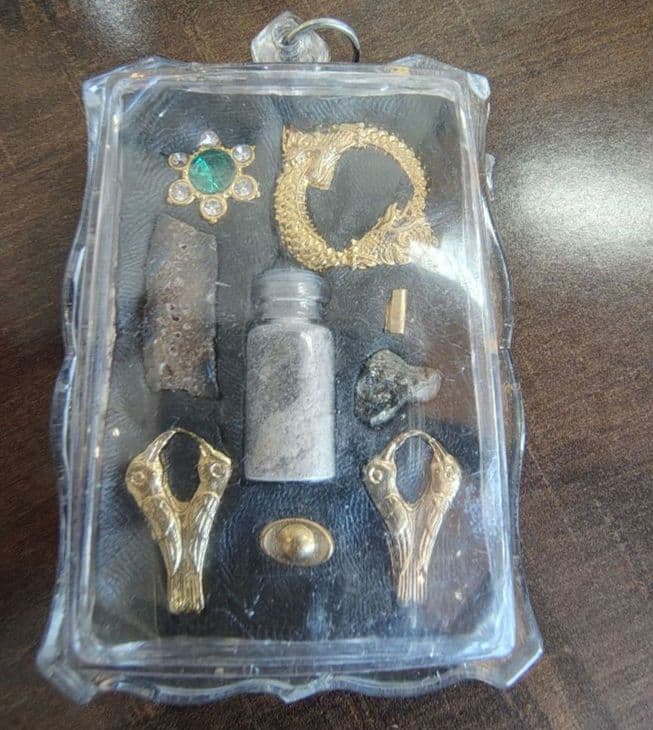 【MADAME】タイのお守りプラクルアン！金運&開運アップ！クールな骸骨！