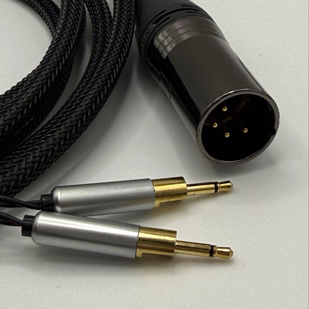 ORB Clear force HD700 4pin XLR バランスケーブル