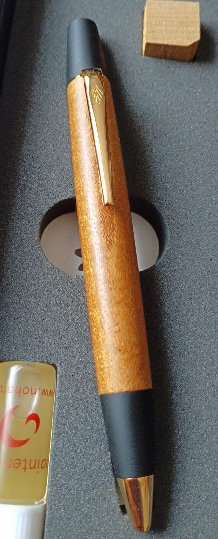 野原工芸　ロータリー　ボールペン　桑