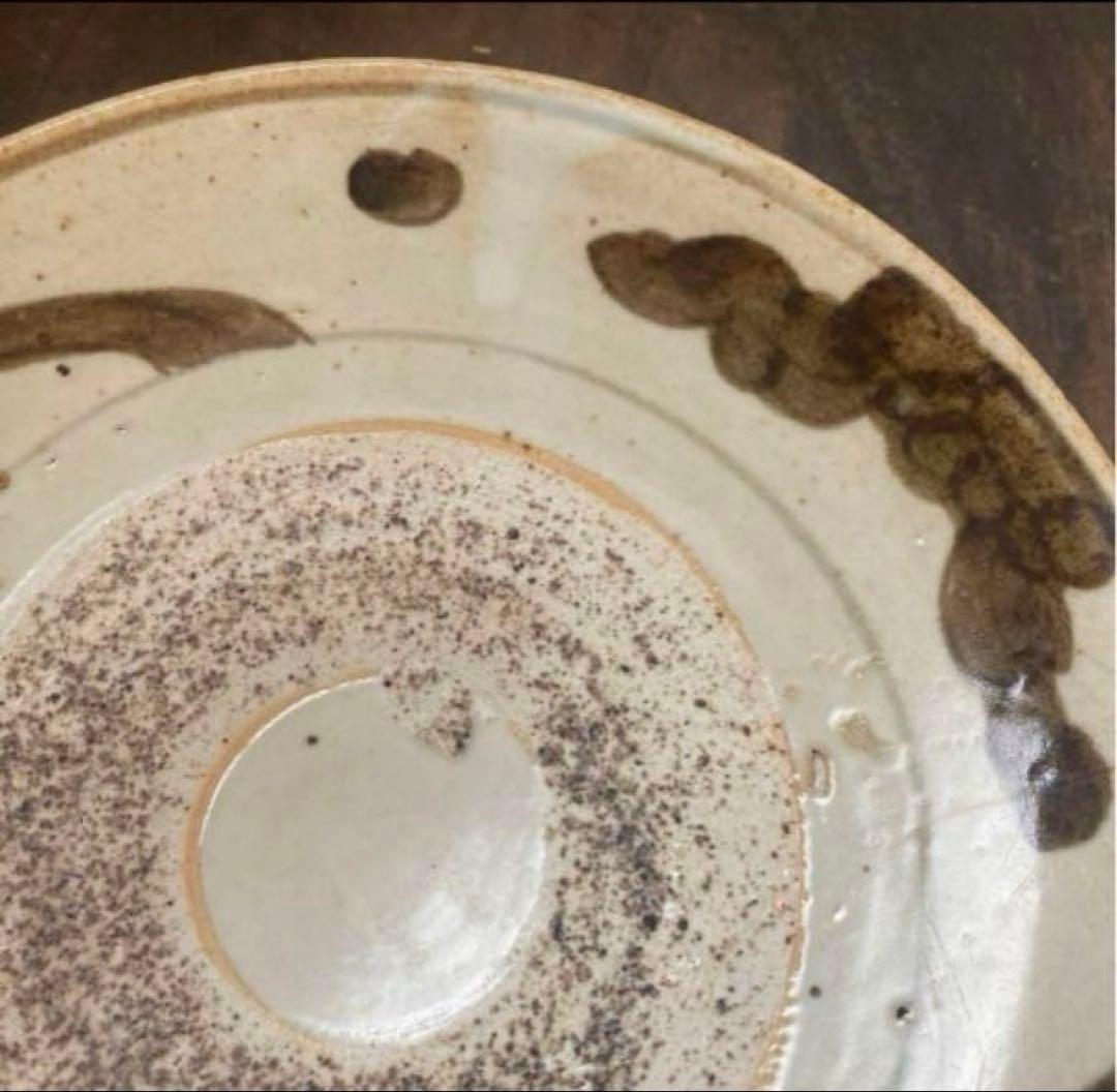 江戸期 波佐見焼 くらわんか皿 古物 骨董 古唐津　古伊万里　スリップウェア