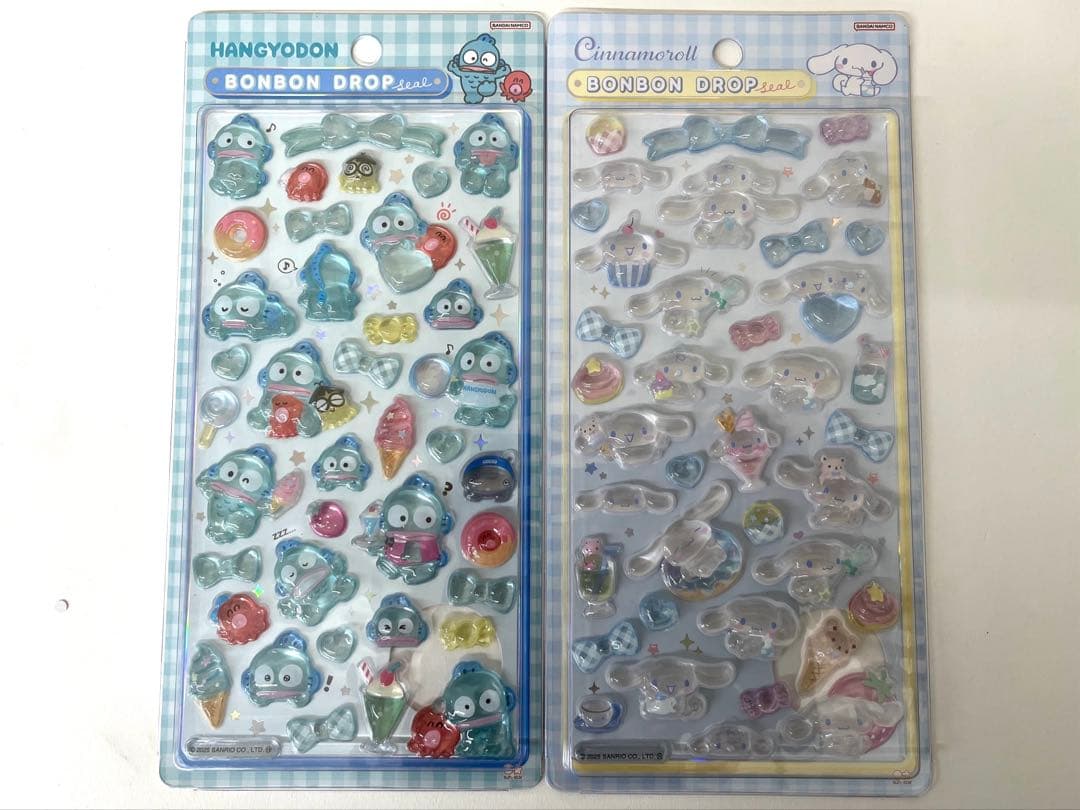 【正規品】サンリオ　ボンボンドロップシール　8種コンプリート