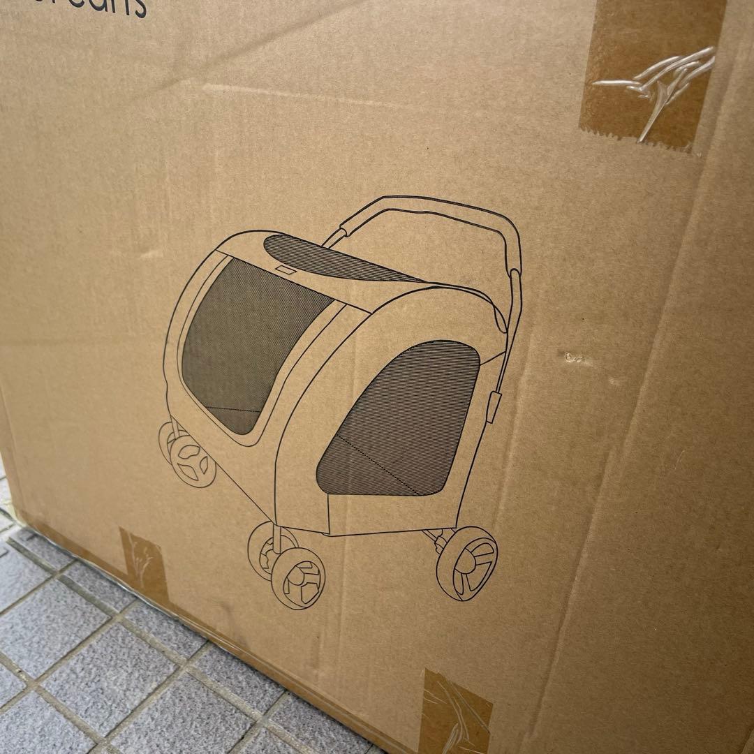 送料還元‼️ペットカート キャリー 大型犬 多頭飼い 折りたたみ式 荷物キャリー