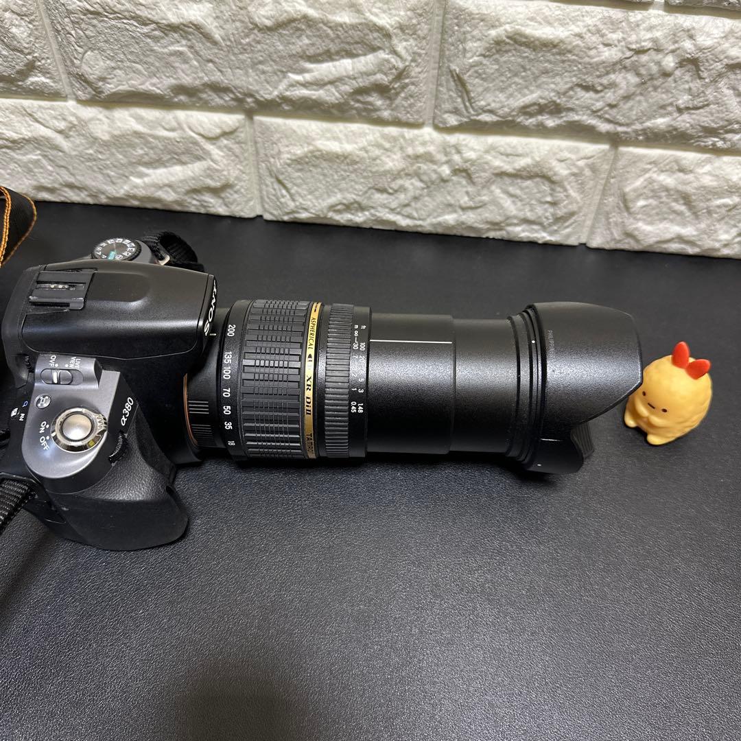 SONY α380 デジタル一眼レフカメラ　動作確認済　レンズセット　中古良品