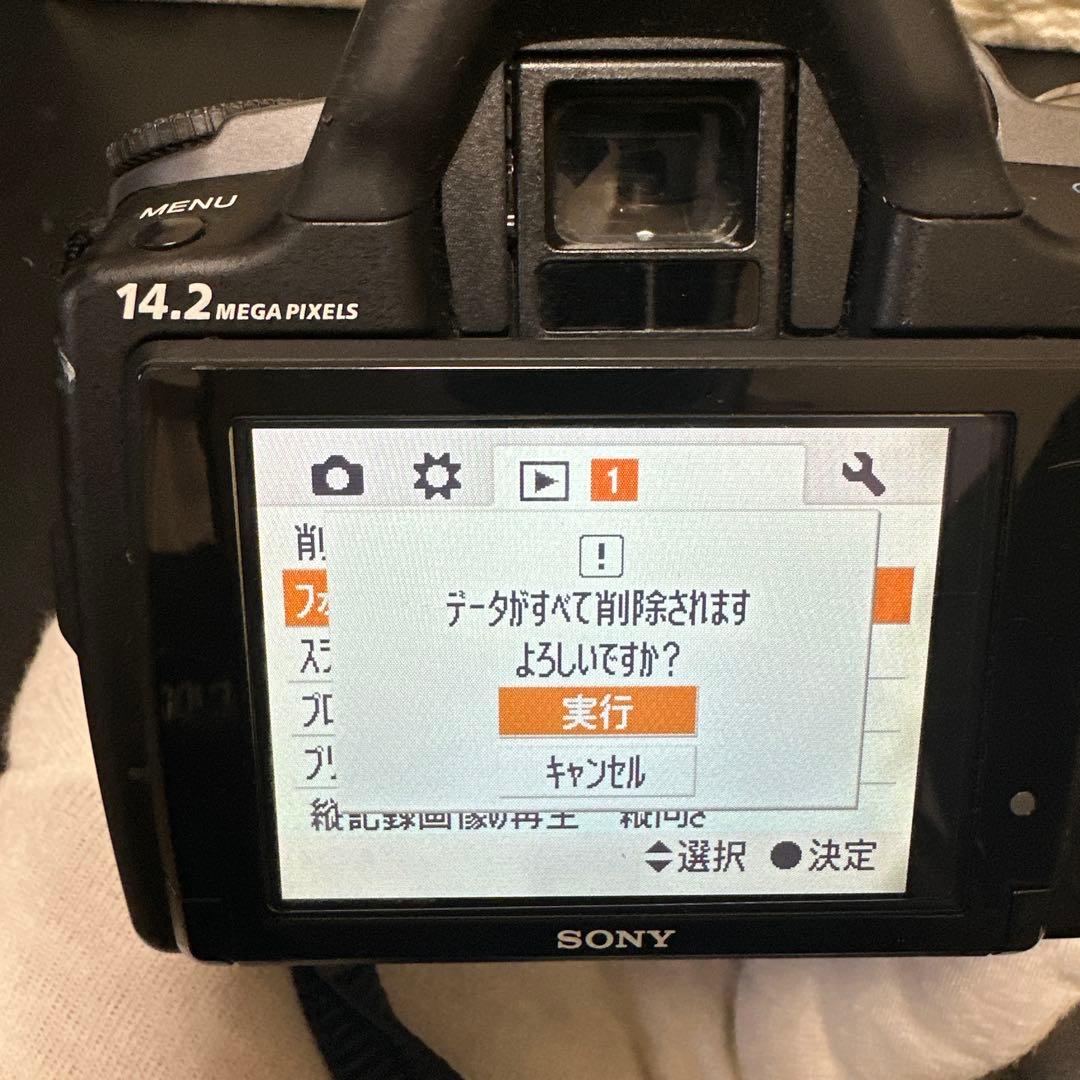 SONY α380 デジタル一眼レフカメラ　動作確認済　レンズセット　中古良品