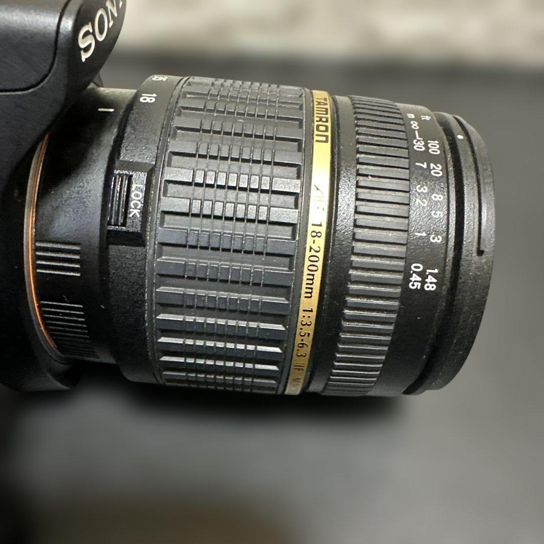 SONY α380 デジタル一眼レフカメラ　動作確認済　レンズセット　中古良品