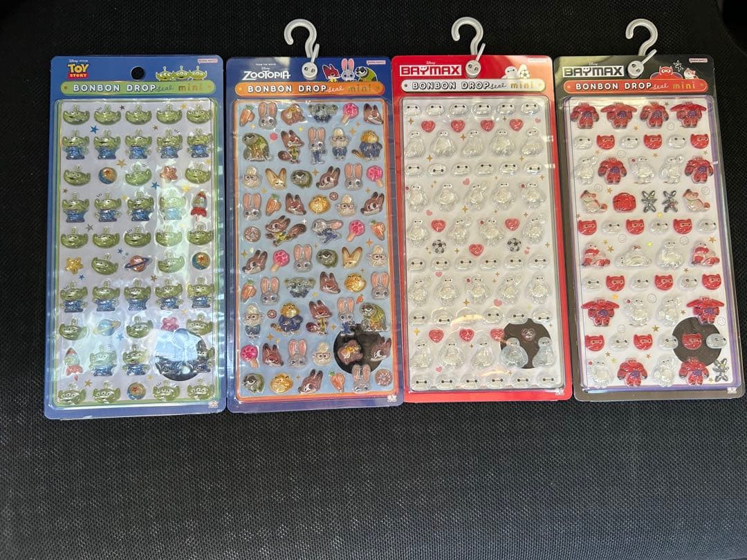 （正規品）ボンボンドロップ キャラクターシール 4枚セット