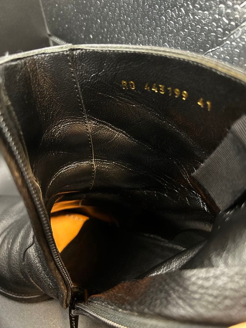 【のん】《美品》サンローラン パリ サイドジップ ブーツ ブラック 41