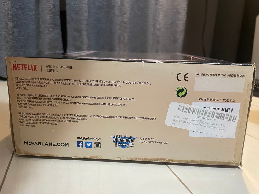 stranger things デモゴルゴン　フィギュア マクファーレントイズ