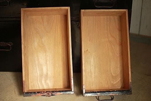 丸金具　庄内箪笥　抽斗4杯　ジャンク