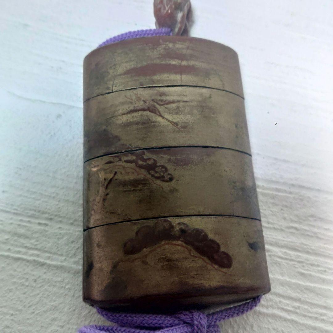 RITAO CHAN　印籠　根付　饅頭根付　富士　漆芸　蒔絵　木製　ミ10